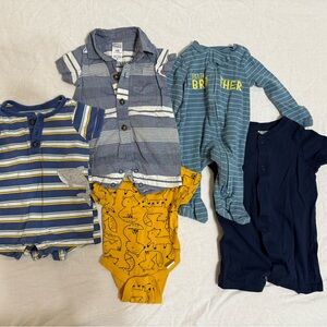 Newborn lot- rompers, sleep and play